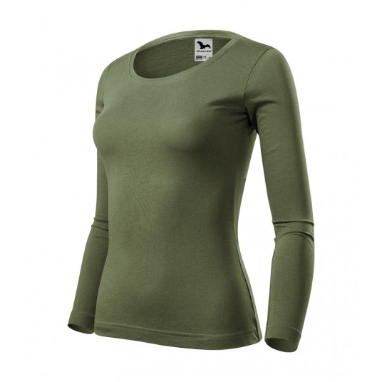 Koszulka długi rękaw Malfini FIT-T LS 169 damska - khaki