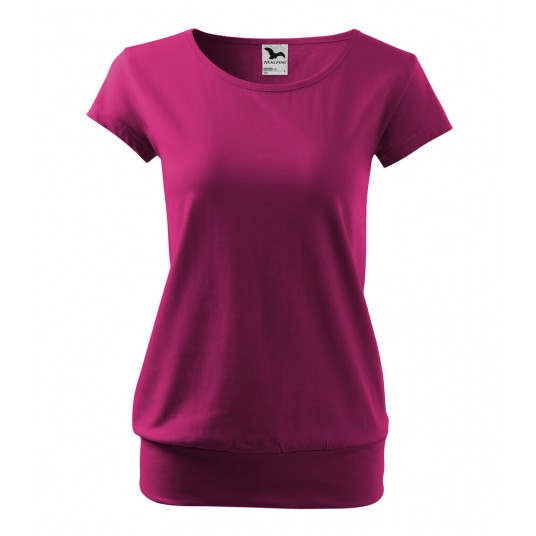 Koszulka Malfini CITY 120 damska - fuchsia red