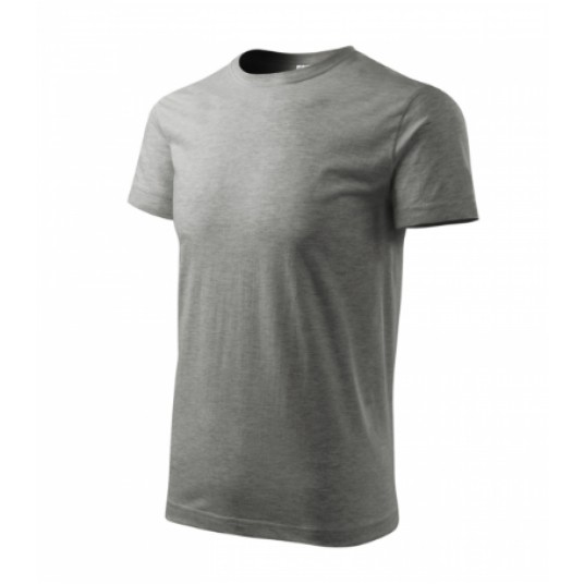 Koszulka Malfini Heavy New 137 unisex - ciemnoszary melanż