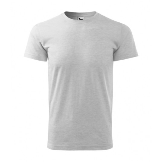 Koszulka Malfini Heavy New 137 unisex - jasnoszary melanż