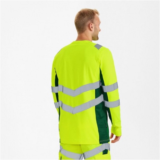 Koszulka ostrzegawcza długi rękaw ENGEL Safety t-shirt - żółty/granatowy -zdjęcie numer 3