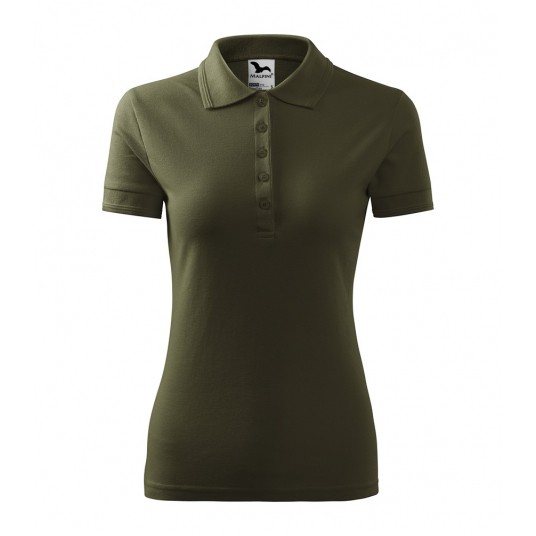 Koszulka polo damska Malfini PIQUE POLO 210 - military