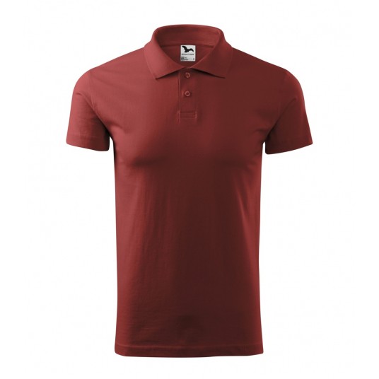 Koszulka polo Malfini SINGLE J. 202 męska - bordowy