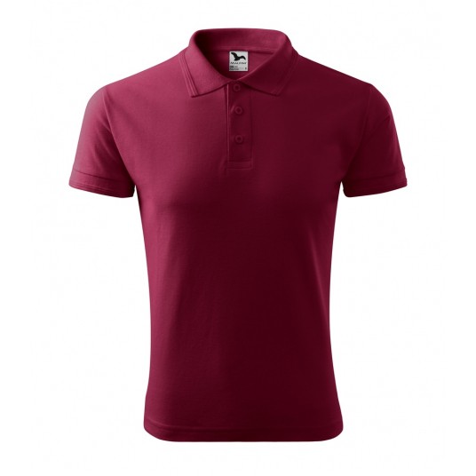 Koszulka polo męska Malfini PIQUE POLO 203 - garnet