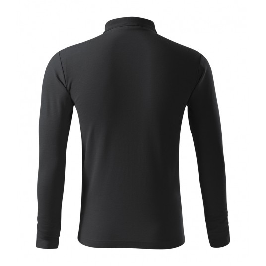 Koszulka polo męska Malfini PIQUE POLO LS 221- ebony gray