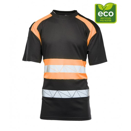 Koszulka SEVEN KINGS ECO RIVAL- czarny-pomarańczowy