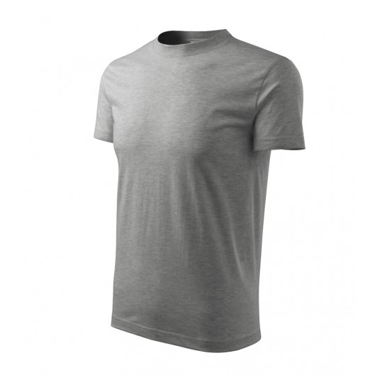 Koszulka unisex Malfini Classic 101 - ciemnoszary melanż
