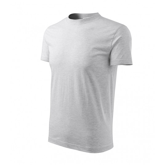 Koszulka unisex Malfini Classic 101 - jasnoszary melanż