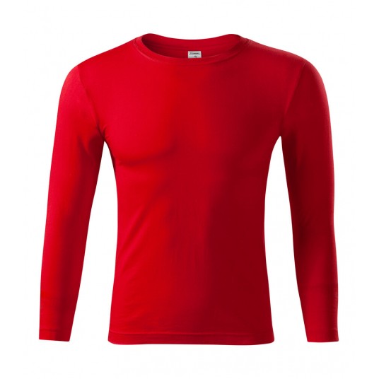 Koszulka unisex Piccolio PROGRESS LS P75 - czerwony