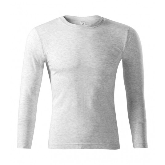 Koszulka unisex Piccolio PROGRESS LS P75 - jasnoszary melanż