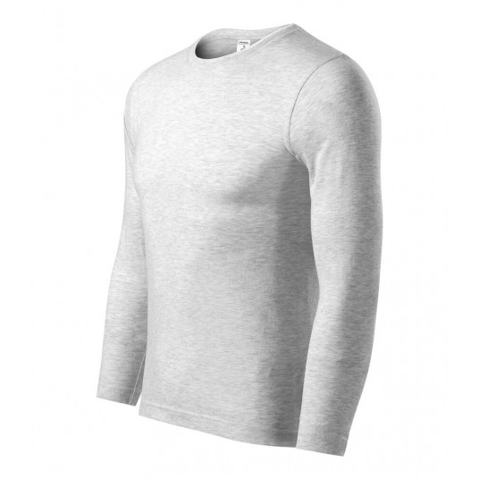 Koszulka unisex Piccolio PROGRESS LS P75 - jasnoszary melanż