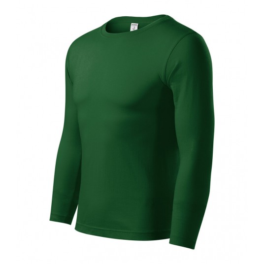 Koszulka unisex Piccolio PROGRESS LS P75 - zieleń butelkowa