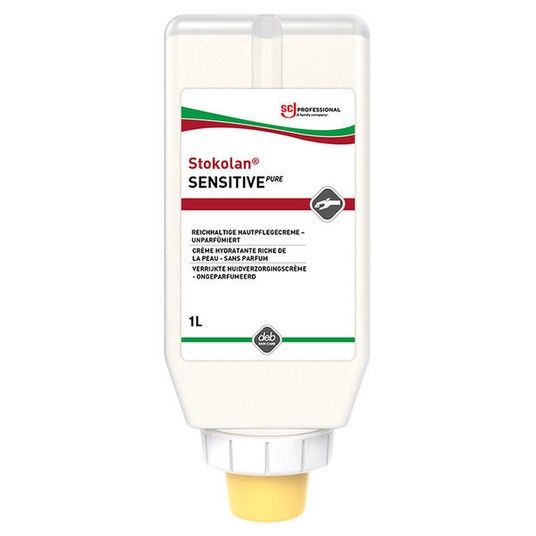 Krem pielęgnacyjny skórę Stokolan Sensitive PURE - wkład do dozownika Stoko Vario 1L -zdjęcie numer 1