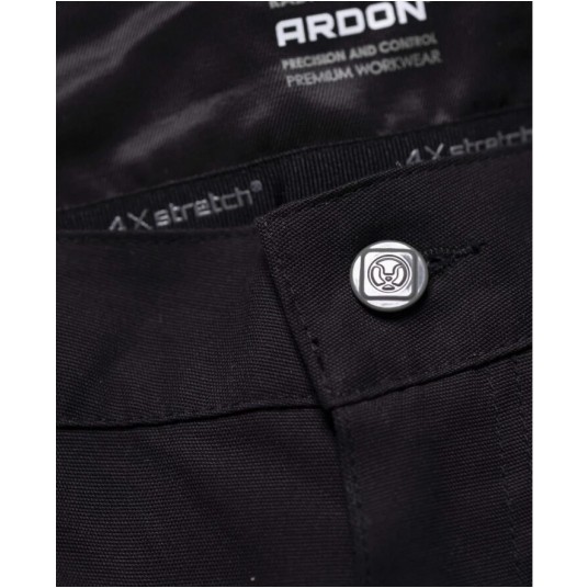 Krótkie spodenki ARDON 4Xstretch - czarny -zdjęcie numer 5