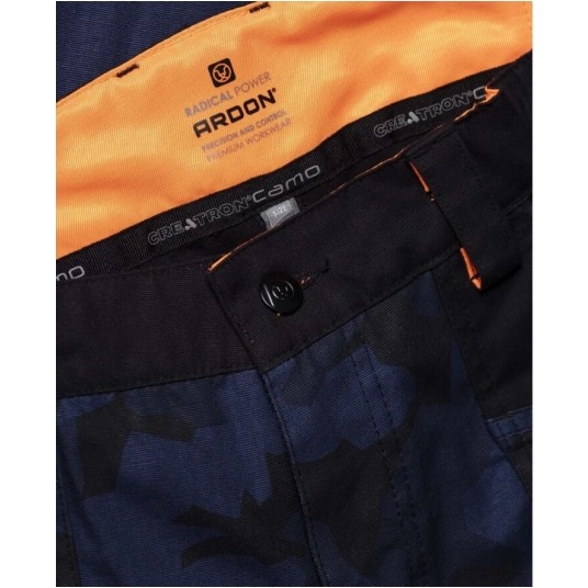 Krótkie spodenki ARDON CREATRON - camo niebieski -zdjęcie numer 4