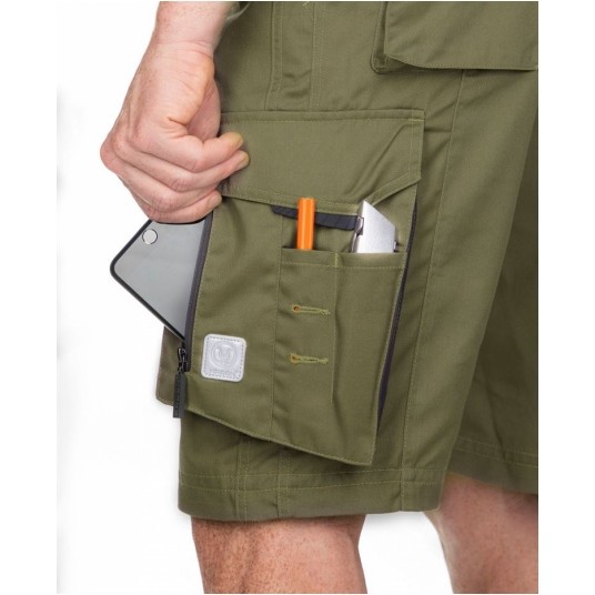 Krótkie spodenki ARDON SUMMER - khaki -zdjęcie numer 3