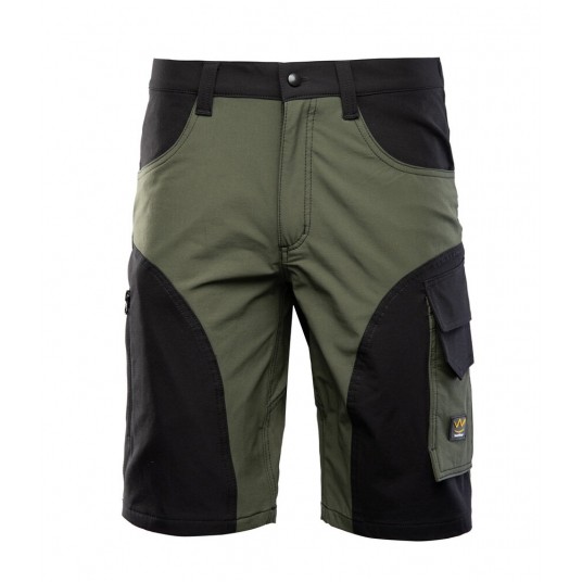 Krótkie spodenki SEVEN KINGS TRAIL - khaki -zdjęcie numer 1