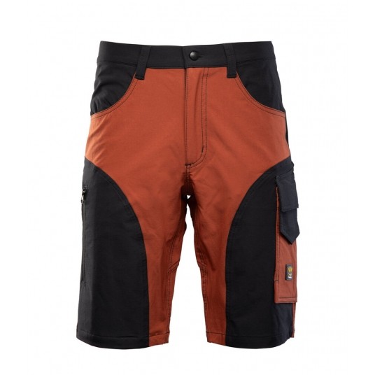 Krótkie spodenki SEVEN KINGS TRAIL - mahoń -zdjęcie numer 1