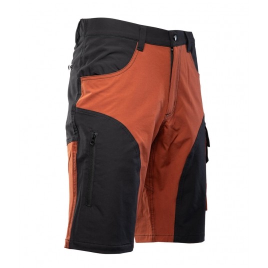 Krótkie spodenki SEVEN KINGS TRAIL - mahoń -zdjęcie numer 2