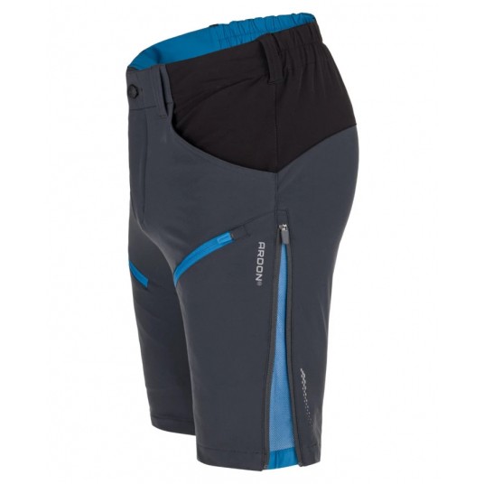 Krótkie spodenki softshell męskie ARDON CITYCONIC - ciemnoszary