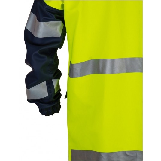 Kurtka antyelektrostatyczna PROS Model 500A - żółty-granatowy -zdjęcie numer 7