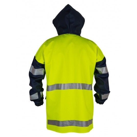 Kurtka antyelektrostatyczna PROS Model 500A - żółty-granatowy -zdjęcie numer 2