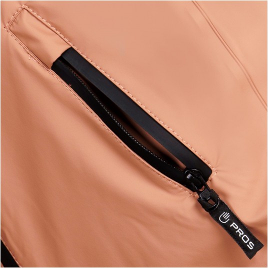 Kurtka bomber PROS SPORTS model 717 dziecięca - beżowo-czekoladowy