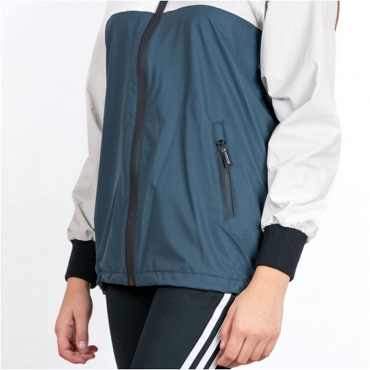 Kurtka bomber PROS SPORTS model 717 dziecięca - beżowo-granatowy