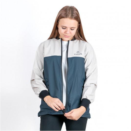 Kurtka bomber PROS SPORTS model 717 dziecięca - beżowo-granatowy