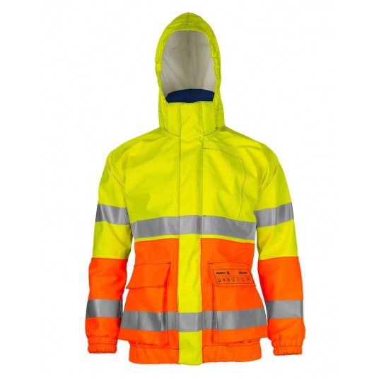 Kurtka multifunkcyjna bomberka PROS model 282 - żółty-pomarańczowy