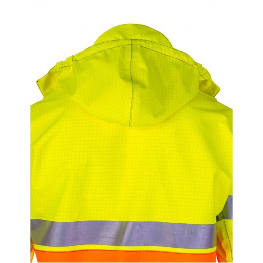 Kurtka multifunkcyjna bomberka PROS model 282 - żółty-pomarańczowy
