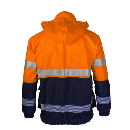 Kurtka multifunkcyjna bomberka PROS model 2821 - pomarańczowy-granatowy