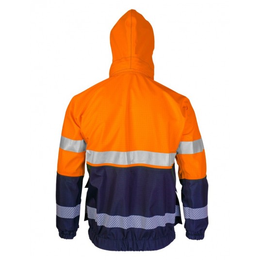 Kurtka multifunkcyjna bomberka PROS model 2821 - pomarańczowy-granatowy