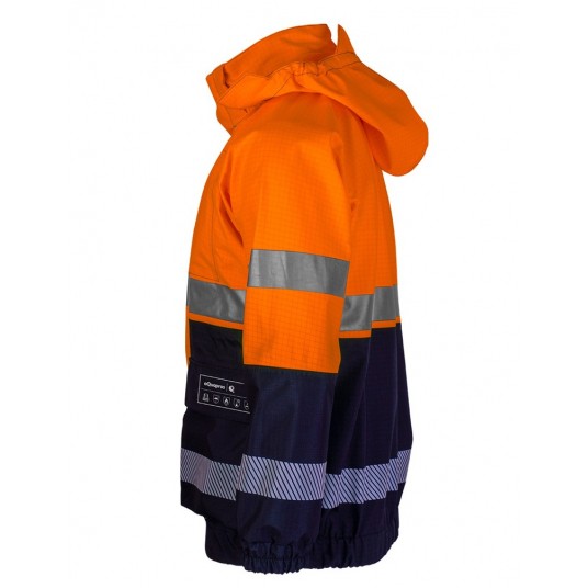 Kurtka multifunkcyjna bomberka PROS model 2821 - pomarańczowy-granatowy