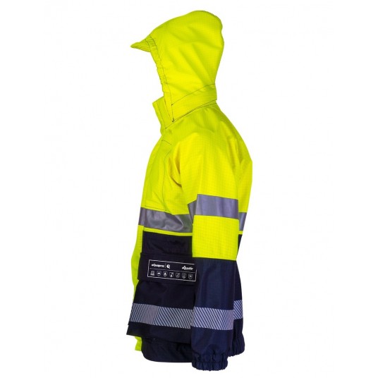 Kurtka multifunkcyjna bomberka PROS model 2821 - żółty-granatowy