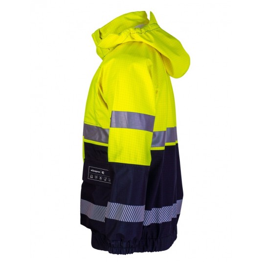 Kurtka multifunkcyjna bomberka PROS model 2821 - żółty-granatowy