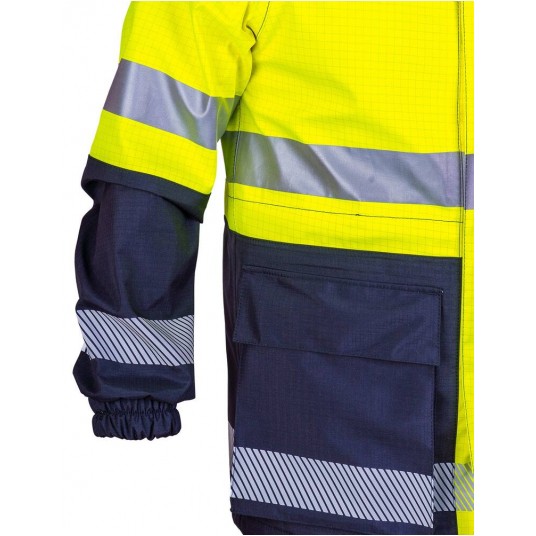 Kurtka multifunkcyjna PROS 3/4 model 2831 - żółty-granatowy
