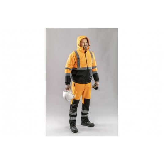 Kurtka ostrzegawcza OKER ocieplana - pomarańczowy -zdjęcie numer 8