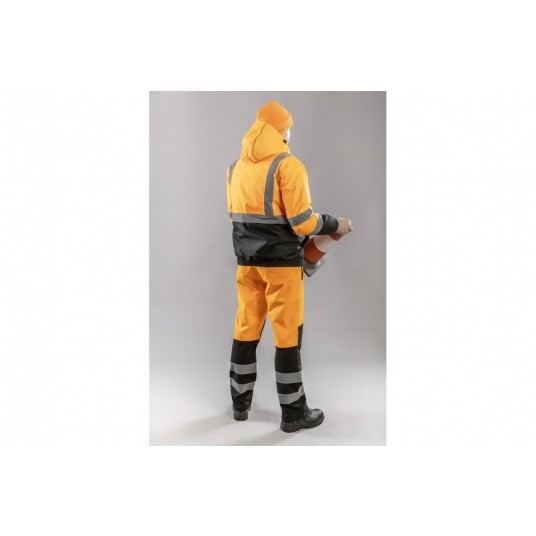 Kurtka ostrzegawcza OKER ocieplana - pomarańczowy -zdjęcie numer 7