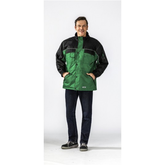 Kurtka parka Outdoor Dust PLANAM - zielony/czarny