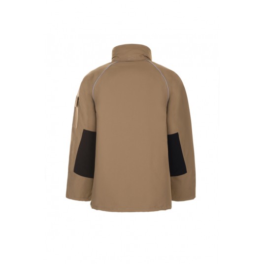 Kurtka parka PLANAM Canvas 320 zimowa - beżowy/czarny
