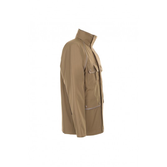 Kurtka parka PLANAM Canvas 320 zimowa - beżowy/czarny
