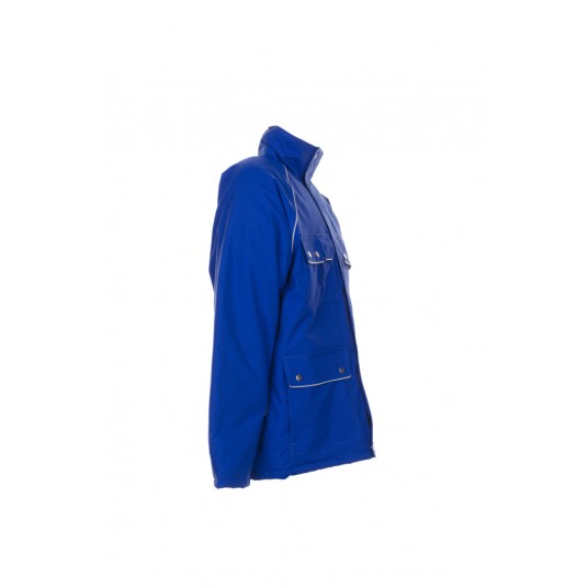 Kurtka parka PLANAM Canvas 320 zimowa - chabrowy
