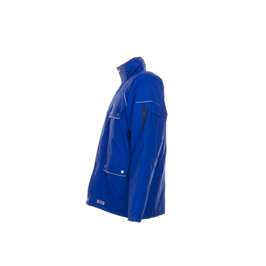 Kurtka parka PLANAM Canvas 320 zimowa - chabrowy