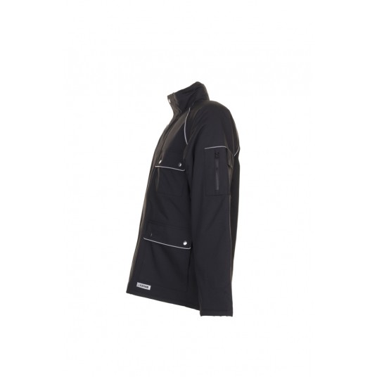 Kurtka parka PLANAM Canvas 320 zimowa - czarny/czarny