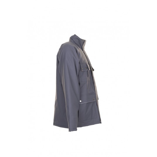 Kurtka parka PLANAM Canvas 320 zimowa - szary/czarny