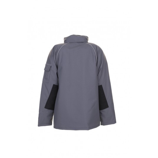 Kurtka parka PLANAM Canvas 320 zimowa - szary/czarny