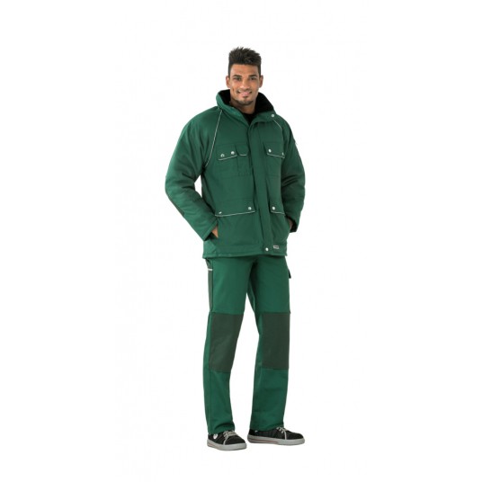 Kurtka parka PLANAM Canvas 320 zimowa - zielony
