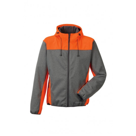 Kurtka PLANAM Outdoor Kontrast - szary/pomarańczowy
