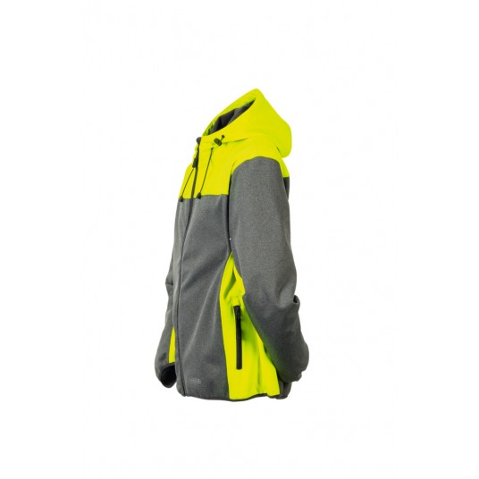 Kurtka PLANAM Outdoor Kontrast - szary/żółty